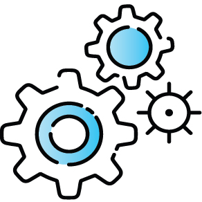 Gear icon.